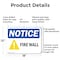 Signmission Fire Wall OSHA Notice Sign, Aluminum, 18in W x 12in L, 2PK OS-2PACK-NS-A-1218-L-15670 - alternate 2